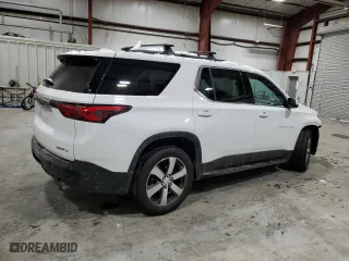 2022 Chevrolet Traverse LT Leather with VIN 1GNEVHKW1NJ126707, listed as a Copart auction lot 45018195 with 48,470 mi miles and Salvage Title. Bid and sale history available at carsss.com. Image 3.