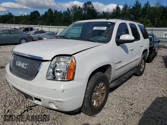 2007 GMC Yukon SLE with VIN 1GKFK13097R145375, listed as a Copart auction lot 72036914 with 0 mi miles and Clean Title. Bid and sale history available at carsss.com. Image 1.