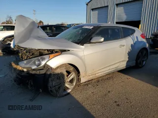 2013 Hyundai Veloster Turbo with VIN KMHTC6AE7DU105341, listed as a Copart auction lot 88179185 with Not provided miles and Salvage title. Bid and sale history available at DreamBid. Image 1.