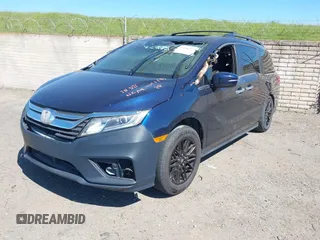 2018 Honda Odyssey EX-L z VIN 5FNRL6H79JB041040, wystawiony jako IAAI lot #41883128 z przebiegiem Nie podano mil oraz . Historia ofert i sprzedaży dostępna na DreamBid. Obrazek 2.