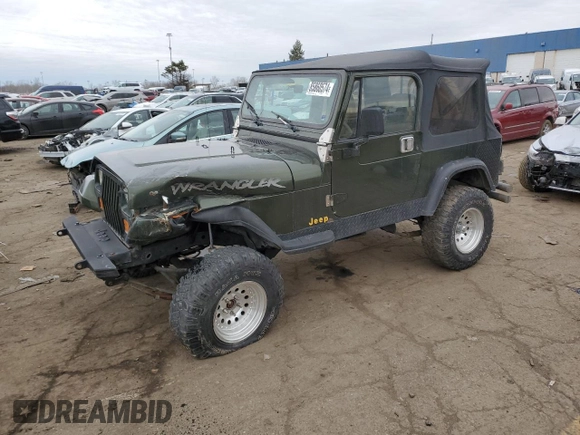 1995 Jeep Wrangler S with VIN 1J4FY19P9SP241990, listed as a Copart auction lot 85860574 with 162,408 mi miles and Clean Title. Bid and sale history available at carsss.com. Image 1.