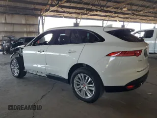 2018 Jaguar F-Pace 35t Prestige with VIN SADCK2EV9JA247055, listed as a Copart auction lot 71807684 with 91,556 mi miles and Salvage title. Bid and sale history available at DreamBid. Image 2.