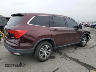 2017 Honda Pilot EX-L with VIN 5FNYF6H55HB004823, listed as a Copart auction lot 61200055 with 77,677 mi miles and Salvage title. Bid and sale history available at DreamBid. Image 3.
