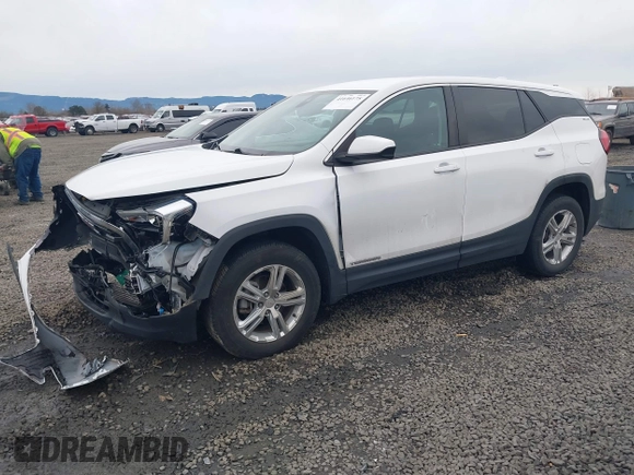 2021 GMC Terrain SLE with VIN 3GKALTEV8ML353620, listed as a IAAI auction lot 41646175 with 38,545 mi miles and . Bid and sale history available at carsss.com. Image 17.