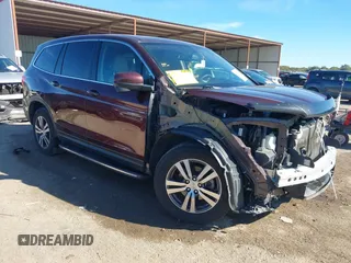 2017 Honda Pilot EX-L z VIN 5FNYF5H70HB019337, wystawiony jako IAAI lot #40809133 z przebiegiem 98 102 mil mil oraz . Historia ofert i sprzedaży dostępna na DreamBid. Obrazek 1.
