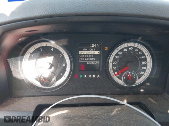 2014 Ram 1500 Express with VIN 1C6RR6FTXES311021, listed as a IAAI auction lot 42095989 with 138,862 mi miles and . Bid and sale history available at DreamBid. Image 7.