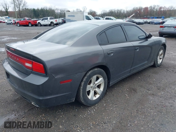 2014 Dodge Charger SE with VIN 2C3CDXBG8EH117241, listed as a IAAI auction lot 41952443 with 158,432 mi miles and . Bid and sale history available at DreamBid. Image 4.