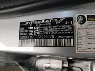 2014 Mercedes-Benz E 400 Sport with VIN WDDHF9FB3EA947278, listed as a Copart auction lot 80728934 with 108,824 mi miles and Salvage Title. Bid and sale history available at DreamBid. Image 12.