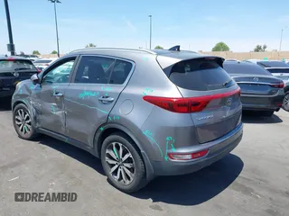 2017 Kia Sportage EX with VIN KNDPN3AC8H7186240, listed as a IAAI auction lot 42283574 with 100,153 mi miles and . Bid and sale history available at DreamBid. Image 14.