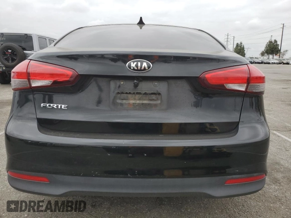 2017 Kia Forte LX with VIN 3KPFK4A72HE132834, listed as a Copart auction lot 53618005 with 122,993 mi miles and Salvage Title. Bid and sale history available at carsss.com. Image 6.