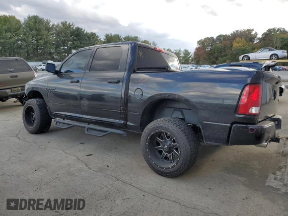 2018 Ram 1500 Express with VIN 3C6RR7KT1JG158655, listed as a Copart auction lot 55536745 with 86,281 mi miles and Salvage title. Bid and sale history available at DreamBid. Image 2.