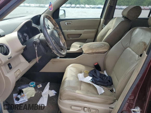 2013 Honda Pilot EX-L with VIN 5FNYF3H56DB005360, listed as a Copart auction lot 55583715 with Not Provided miles and Clean Title. Bid and sale history available at DreamBid. Image 7.