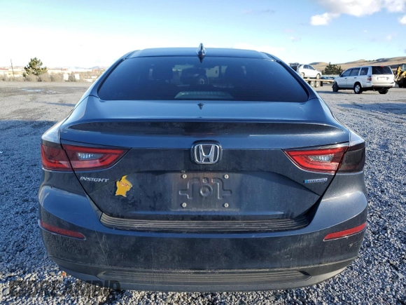 2022 Honda Insight EX with VIN 19XZE4F56NE011358, listed as a Copart auction lot 44727035 with 52,997 mi miles and Salvage Title. Bid and sale history available at carsss.com. Image 6.