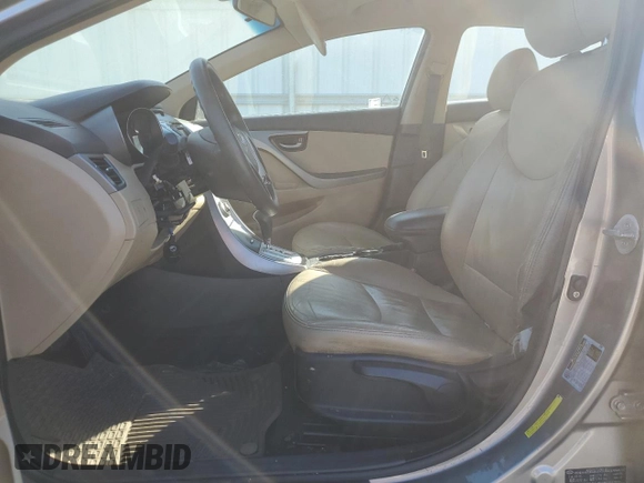 2011 Hyundai Elantra Limited with VIN 5NPDH4AE9BH028414, listed as a Copart auction lot 87809005 with 160,822 mi miles and Salvage title. Bid and sale history available at DreamBid. Image 7.