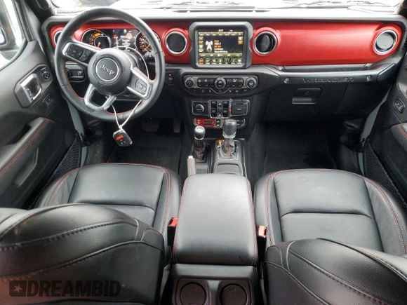 2023 Jeep Wrangler Rubicon Farout with VIN 1C4JJXFM4PW589923, listed as a Copart auction lot 48181205 with 9,814 mi miles and Salvage title. Bid and sale history available at DreamBid. Image 8.