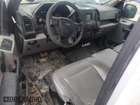 2017 Ford F-150 XL with VIN 1FTMF1C81HKE50036, listed as a Copart auction lot 50907875 with 88,064 mi miles and Salvage Title. Bid and sale history available at carsss.com. Image 8.
