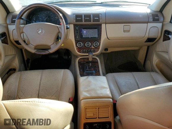 2003 Mercedes-Benz M-Class 3.7L with VIN 4JGAB57E53A408520, listed as a Copart auction lot 77715394 with 260,467 mi miles and Clean Title. Bid and sale history available at carsss.com. Image 8.