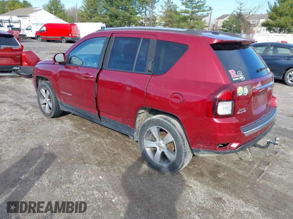 2017 Jeep Compass High Altitude with VIN 1C4NJDEB7HD103277, listed as a IAAI auction lot 41871629 with 145,051 mi miles and . Bid and sale history available at carsss.com. Image 3.