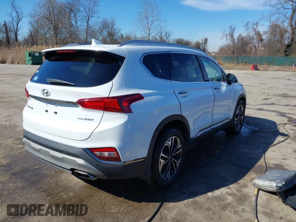 2020 Hyundai Santa Fe Limited with VIN 5NMS5CAA0LH150391, listed as a IAAI auction lot 41651076 with 66,713 mi miles. Bid and sale history available at carsss.com. Image 4.