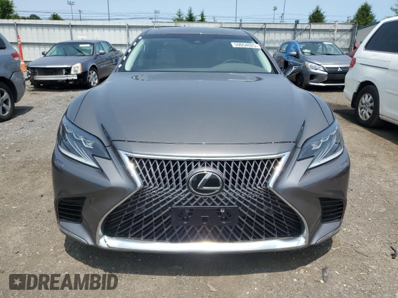 2019 Lexus LS 500 with VIN JTHC51FF0K5006854, listed as a Copart auction lot 59054025 with 59,267 mi miles and Salvage title. Bid and sale history available at DreamBid. Image 5.