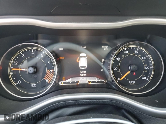 2015 Jeep Cherokee Trailhawk with VIN 1C4PJMBS8FW513391, listed as a Copart auction lot 64633115 with 115,406 mi miles and Clean title. Bid and sale history available at DreamBid. Image 9.
