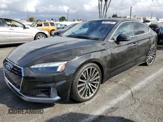 2021 Audi A5 Sportback Premium Plus with VIN WAUCBCF51MA040399, listed as a Copart auction lot 80821984 with 25,779 mi miles and Salvage Title. Bid and sale history available at carsss.com. Image 1.