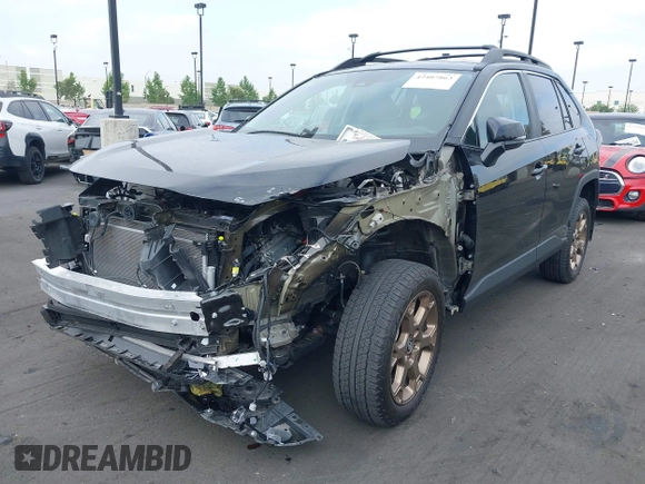 2023 Toyota RAV4 Hybrid XLE with VIN 2T3UWRFV3PW183004, listed as a IAAI auction lot 42407863 with 17,416 mi miles and . Bid and sale history available at DreamBid. Image 2.