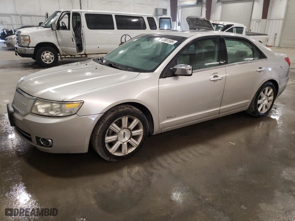 2008 Lincoln MKZ with VIN 3LNHM26T78R613695, listed as a Copart auction lot 47081595 with 209,843 mi miles and Salvage Title. Bid and sale history available at carsss.com. Image 1.
