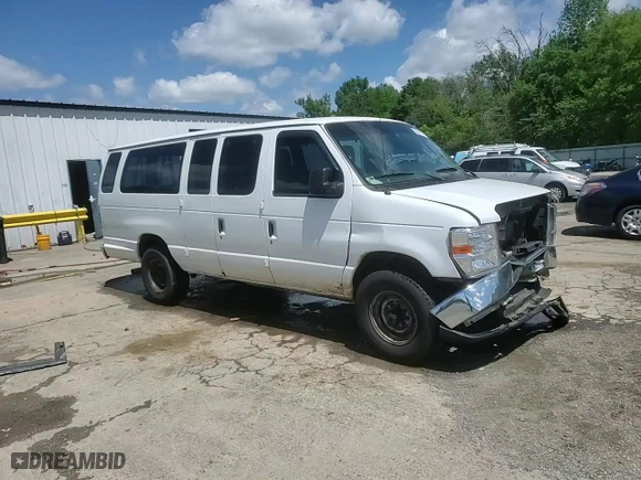 2012 Ford Econoline Wagon XL with VIN 1FBSS3BL5CDA01156, listed as a Copart auction lot 50744455 with 386,889 mi miles and Salvage Title. Bid and sale history available at carsss.com. Image 15.