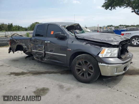 2018 Ram 1500 Big Horn with VIN 1C6RR7GT6JS242133, listed as a Copart auction lot 58083915 with Not provided miles and Salvage title. Bid and sale history available at DreamBid. Image 4.