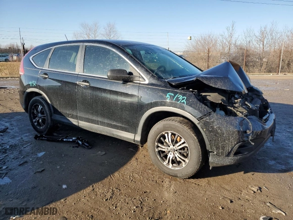 2014 Honda CR-V LX with VIN 3CZRM3H34EG716988, listed as a Copart auction lot 46251695 with 119,054 mi miles and Salvage Title. Bid and sale history available at carsss.com. Image 4.