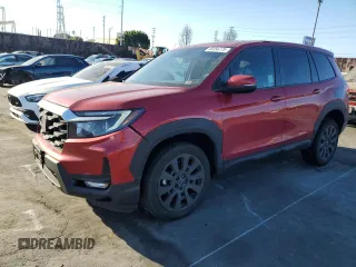 2023 Honda Passport EX-L with VIN 5FNYF8H54PB036057, listed as a Copart auction lot 46356775 with 159,946 mi miles and Salvage Title. Bid and sale history available at carsss.com. Image 1.
