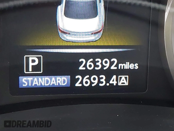 2021 Infiniti Q50 Signature Edition with VIN JN1EV7CP7MM706053, listed as a IAAI auction lot 42036446 with 26,392 mi miles and . Bid and sale history available at DreamBid. Image 15.