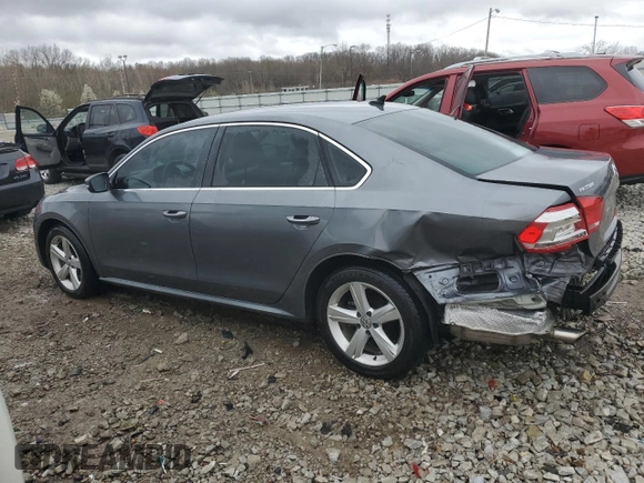 2013 Volkswagen Passat SE with VIN 1VWBH7A38DC086825, listed as a Copart auction lot 49668035 with 119,005 mi miles and Salvage title. Bid and sale history available at DreamBid. Image 2.