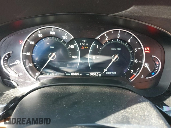 2018 BMW 5 Series 540i with VIN WBAJE5C52JWA94066, listed as a Copart auction lot 51386355 with 86,820 mi miles and Salvage Title. Bid and sale history available at carsss.com. Image 9.