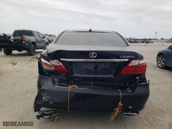 2011 Lexus LS 460 L with VIN JTHGL5EF6B5043150, listed as a Copart auction lot 45102844 with NaN miles and Salvage Title. Bid and sale history available at carsss.com. Image 6.