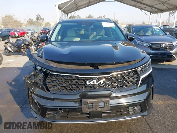 2024 Kia Sorento SX Prestige with VIN KNDRKDLG7R5259912, listed as a IAAI auction lot 41265462 with 33,786 mi miles and . Bid and sale history available at DreamBid. Image 12.