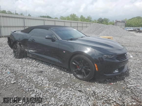 2019 Chevrolet Camaro 1LT with VIN 1G1FB3DS2K0130214, listed as a Copart auction lot 53954205 with 96,547 mi miles and Salvage Title. Bid and sale history available at carsss.com. Image 4.