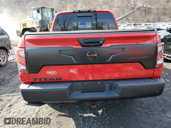 2021 Nissan Titan Pro-4X with VIN 1N6AA1ED1MN511189, listed as a Copart auction lot 46675015 with 51,162 mi miles and Non repairable. Bid and sale history available at DreamBid. Image 6.