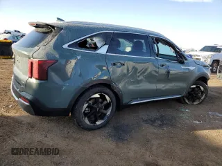2025 Kia Sorento Hybrid EX with VIN KNDRHDJG4S5317451, listed as a Copart auction lot 45799905 with 4,377 mi miles and Salvage Title. Bid and sale history available at carsss.com. Image 3.