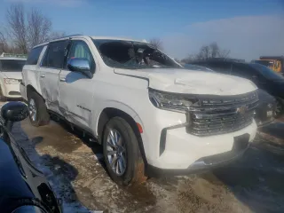 2022 Chevrolet Suburban Premier with VIN 1GNSKFKD5NR190281, listed as a Copart auction lot 88920705 with 740 mi miles and Clean Title. Bid and sale history available at carsss.com. Image 4.