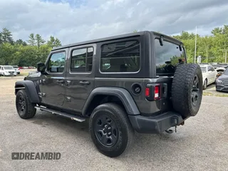 2018 Jeep Wrangler Unlimited Sport S with VIN 1C4HJXDN8JW260675, listed as a IAAI auction lot 42748800 with 179,100 mi miles and . Bid and sale history available at DreamBid. Image 3.