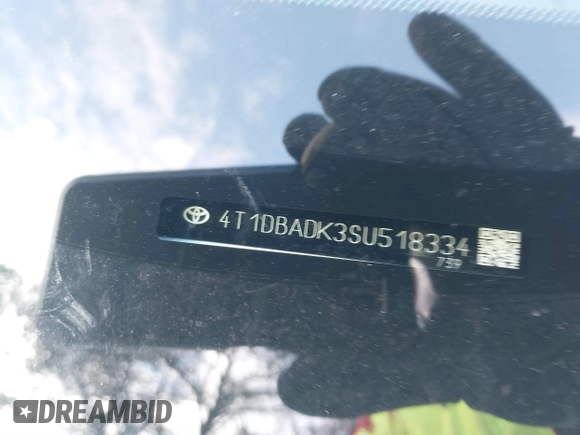 2025 Toyota Camry LE с VIN 4T1DBADK3SU518334, выставлен на аукционе IAAI как лот 41815874 с пробегом 4 257 миль миль и . История ставок и продаж доступна на DreamBid. Изображение 17.