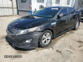 2015 Kia Optima z VIN KNAGM4AD3F5079555, wystawiony jako Copart lot #59609645 z przebiegiem 180 534 mil mil oraz Czysty tytuł • Clean title. Historia ofert i sprzedaży dostępna na DreamBid. Obrazek 1.