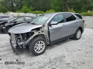 2023 Chevrolet Equinox LT z VIN 3GNAXKEG0PL248528, wystawiony jako Copart lot #54429975 z przebiegiem 26 917 mil mil oraz Szkoda całkowita • Salvage title. Historia ofert i sprzedaży dostępna na DreamBid. Obrazek 1.