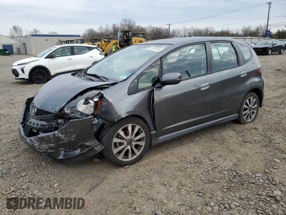 2012 Honda Fit Sport with VIN JHMGE8H59CC016357, listed as a Copart auction lot 47679185 with 19,999 mi miles and Salvage Title. Bid and sale history available at carsss.com. Image 1.