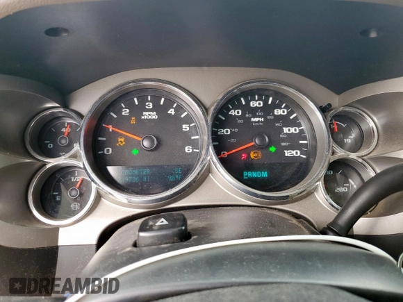 2012 GMC Sierra 1500 SLE with VIN 3GTP2VE70CG194346, listed as a Copart auction lot 57759445 with 239,736 mi miles and Salvage title. Bid and sale history available at DreamBid. Image 9.