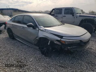 2022 Honda Civic Sedan Sport with VIN 2HGFE2F53NH512267, listed as a Copart auction lot 51005295 with 95,738 mi miles and Salvage Title. Bid and sale history available at carsss.com. Image 4.