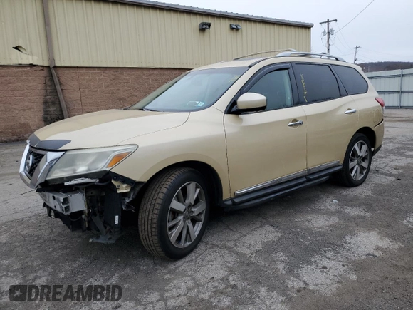 2013 Nissan Pathfinder SV with VIN 5N1AR2MM4DC618781, listed as a Copart auction lot 41455985 with 188,907 mi miles and Non Repairable. Bid and sale history available at carsss.com. Image 1.