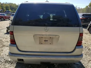2001 Mercedes-Benz M-Class with VIN 4JGAB54E81A274037, listed as a Copart auction lot 76555544 with 202,446 mi miles and Salvage Title. Bid and sale history available at carsss.com. Image 6.